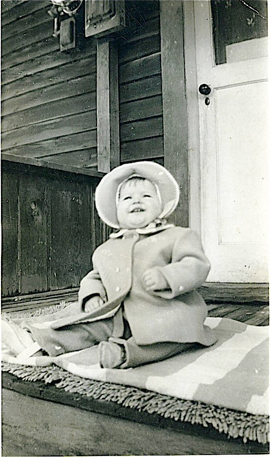image for Pam Doan as a child on family house porch